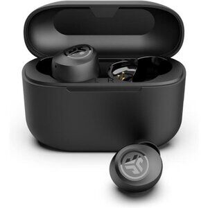 True Wireless Bluetooth Earbuds Black Long Battery Bass Boost Water Resistant